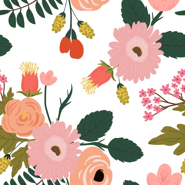 flower seamless pattern 