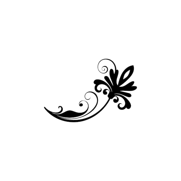 Flower tattoo vector mehndi design