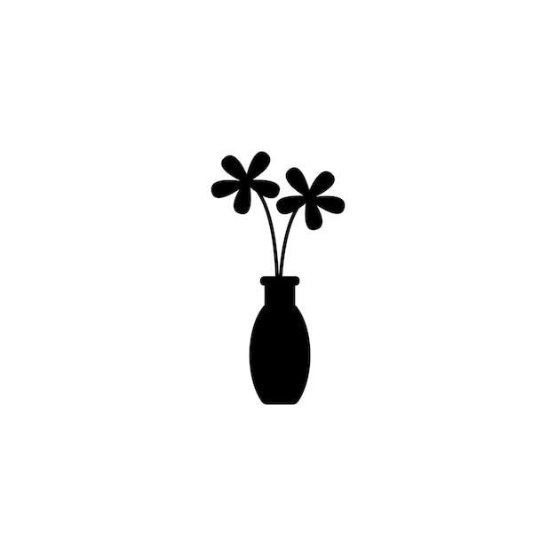 Flower vase logo