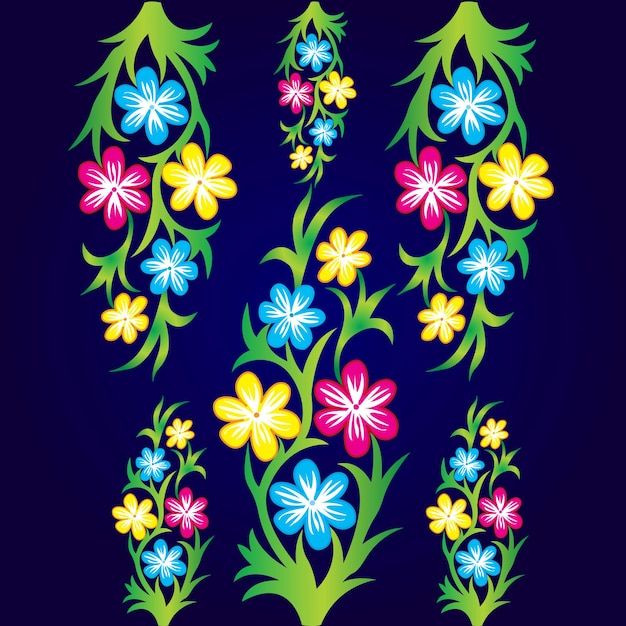 Flower vector illustration Premium