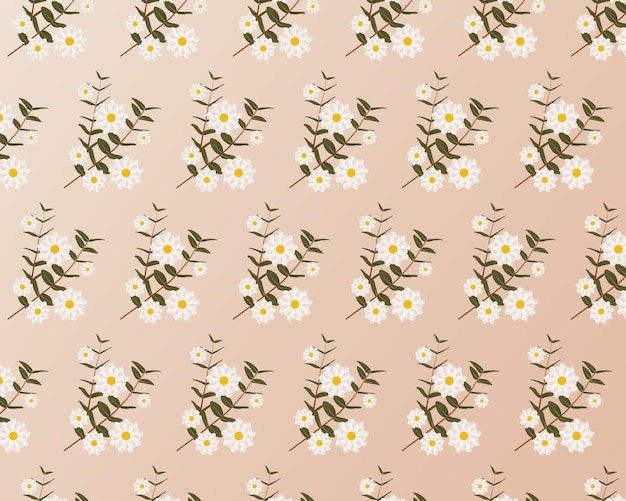 Flower vector pattern design