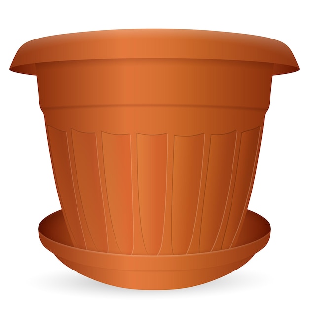 Flowerpot with saucer