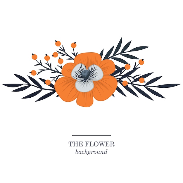 Flowers background illustration