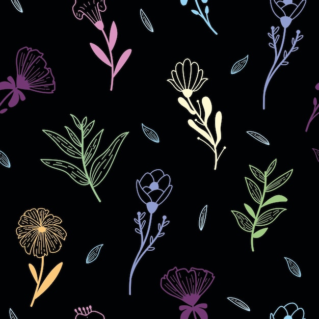 Flowers garden pattern