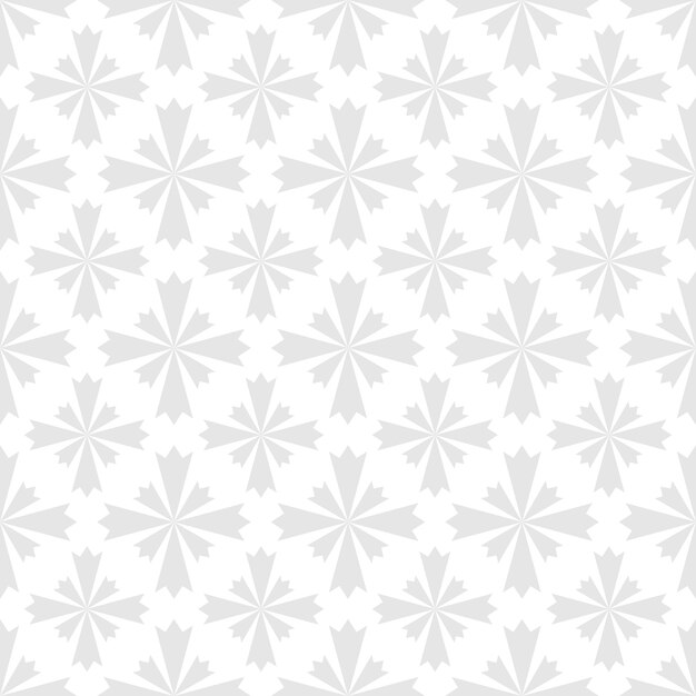 Flowers geometric seamless pattern