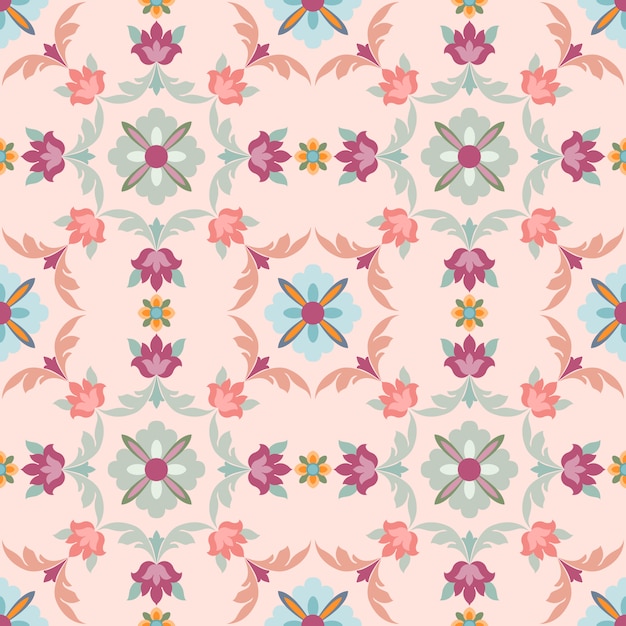 Flowers ornament seamless pattern