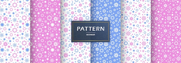 flowers pattern design textil