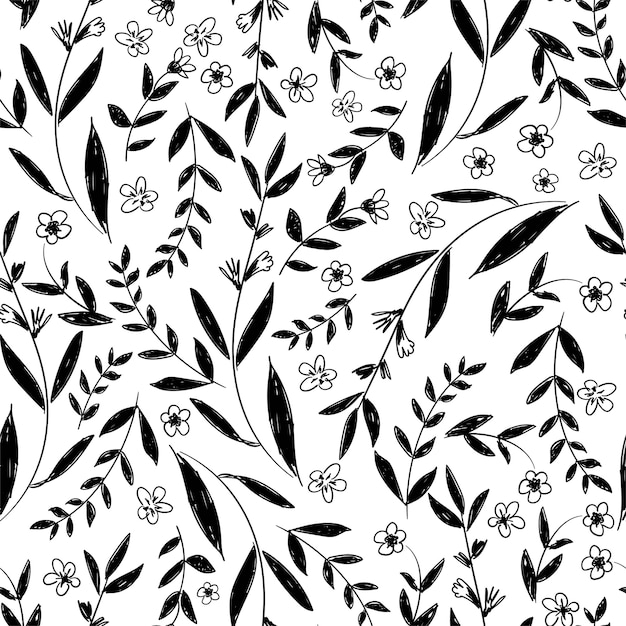 Flowers Pattern Seamless ornament vector, floral pattern.