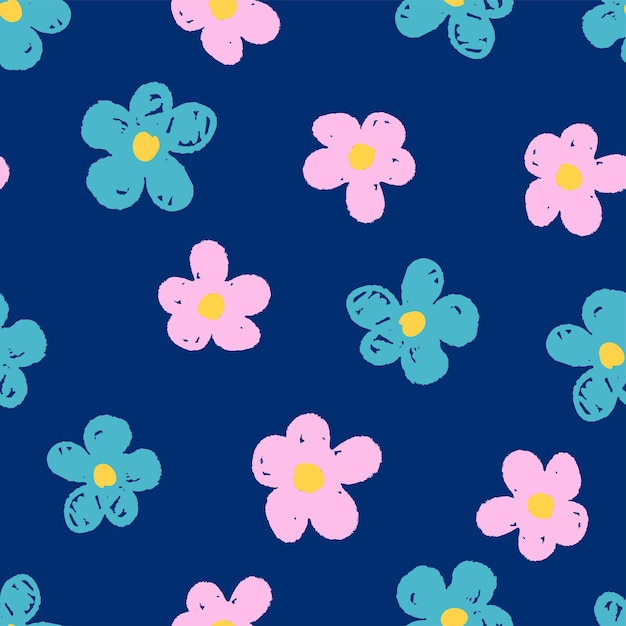 Flowers pattern seamless.