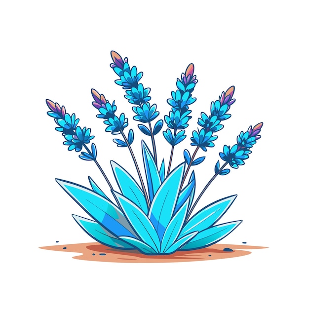 Flowers plant concept illustration