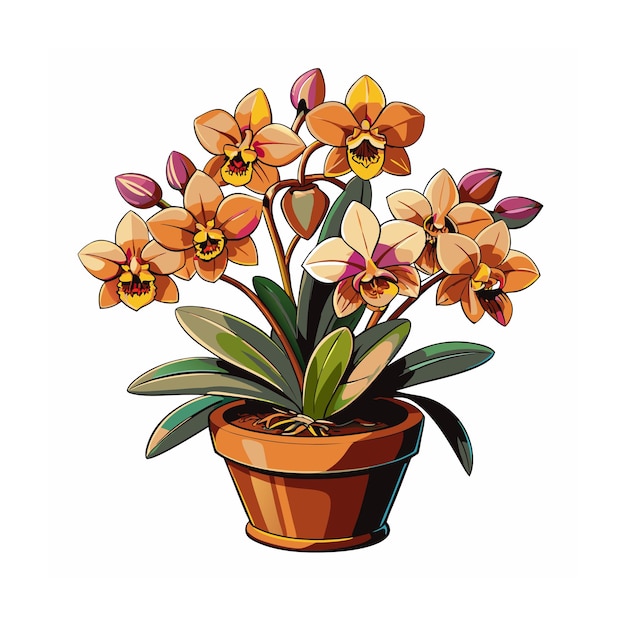 Flowers plant concept illustration