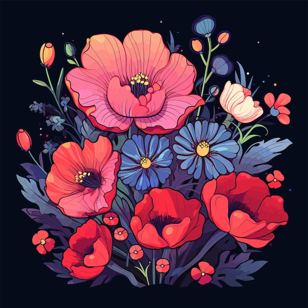 Flowers Vector Illustration