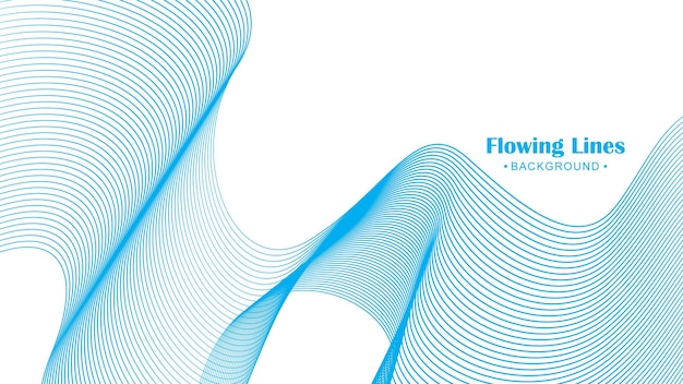 Flowing line style background design