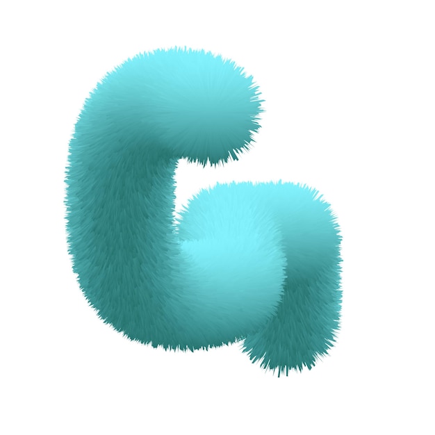 Fluffy Alphabet Letter