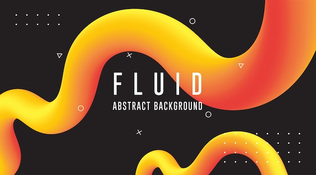 Vector fluid abstract backgrounds, gradient abstract backgrounds, modern abstract background