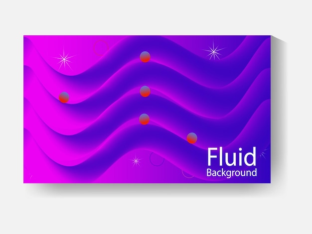 Fluid abstract dynamic gradient background, vector colorful liquid background.