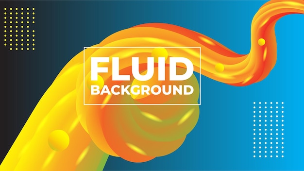 Fluid Background Design Background design vector futuristic fluid artistic illustration