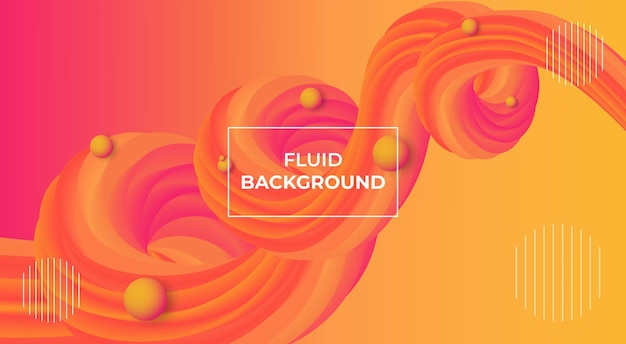 fluid background design template