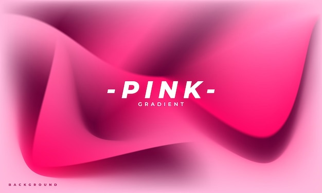 Fluid pink gradient mesh background template copy space for landing page poster or banner