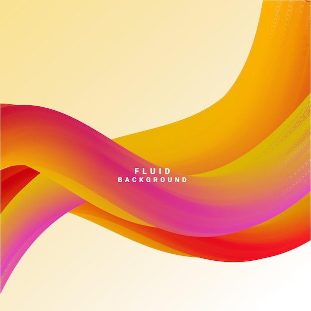 Fluid wave background vector