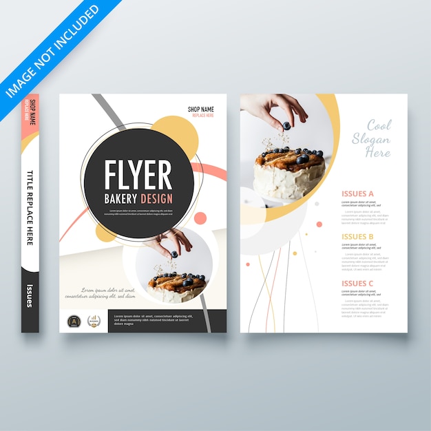 Flyer bakery template