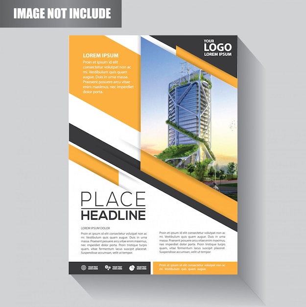 Flyer business template for background  brochure