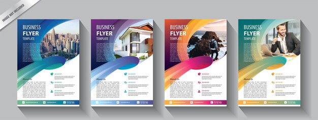 Vector flyer business template for brochure cover book annual report