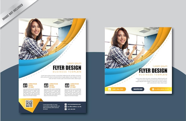 flyer business template brochure for layout annual report