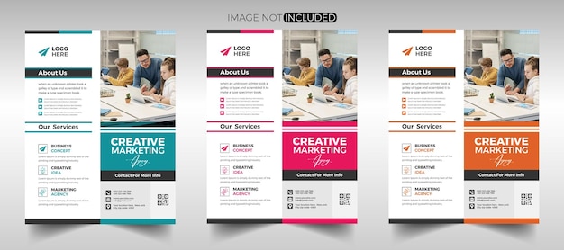 Flyer Design for corporate business or multipurpose business premium vector template