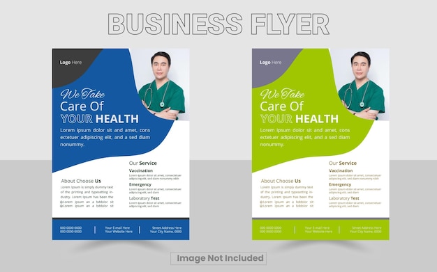 Flyer Design Template For Adobe Illustrator Business flyer template flyer layout Graphics design