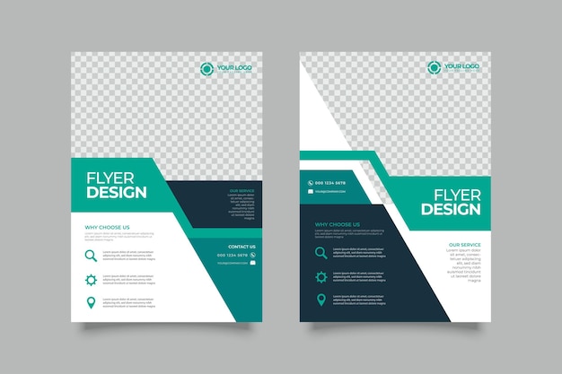 Flyer Design Template and Layout template in A4 size