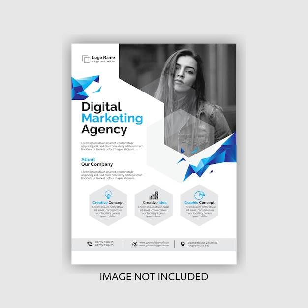 A flyer for digital marketing agency.