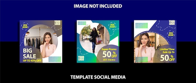 Flyer or Post social media promotion and instagram banner post design template