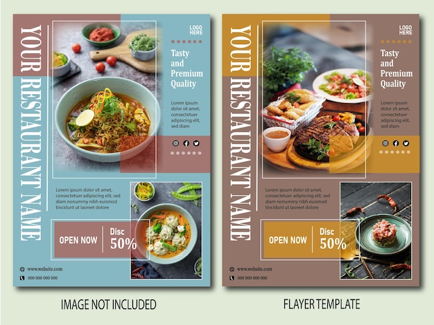 Flyer Restaurant template Design