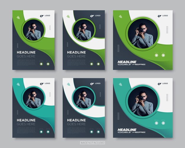 Flyer and social media post bundle package business promotion flyer and brochure template