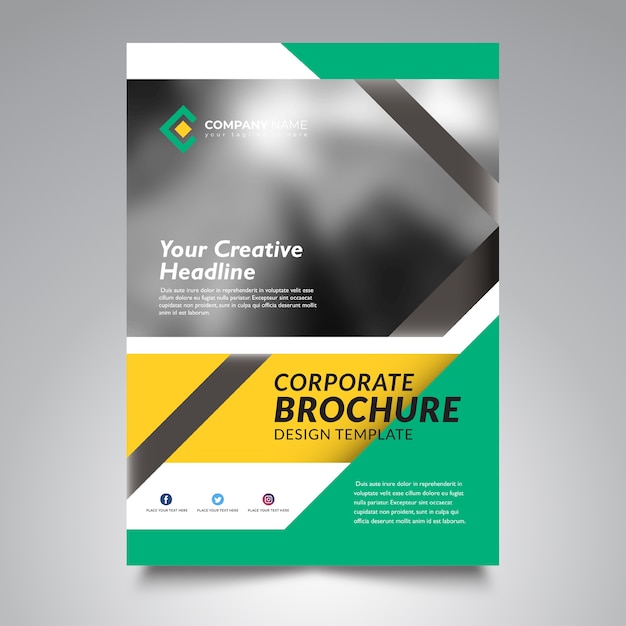 Flyer template design, Business flyer template design