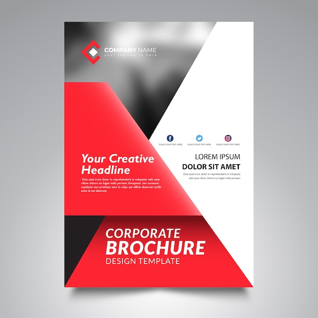 Flyer template design, modern flyer template design