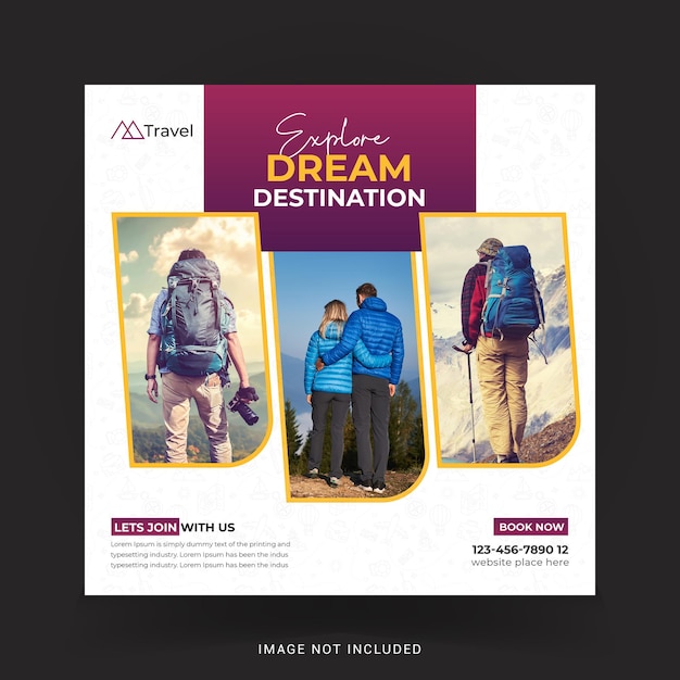 A flyer for a travel agency called sunda dream destination.