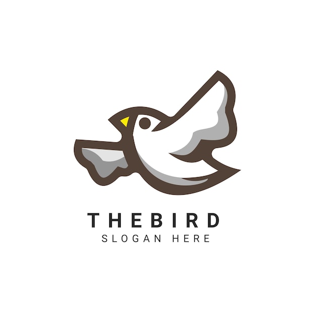 Flying bird logo