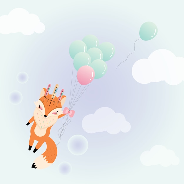 Flying Fox With Balloons