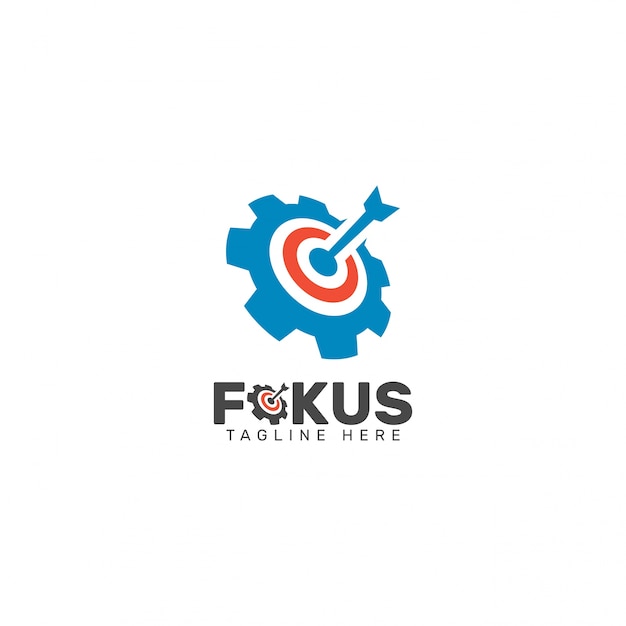 Fokus logo design template