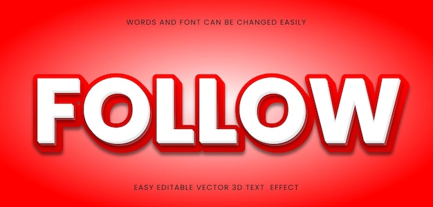 Follow text style