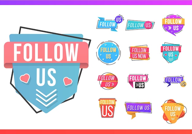 Follow us tags set