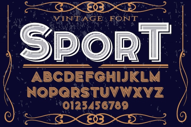 Font handcrafted vector script alphabet font vector