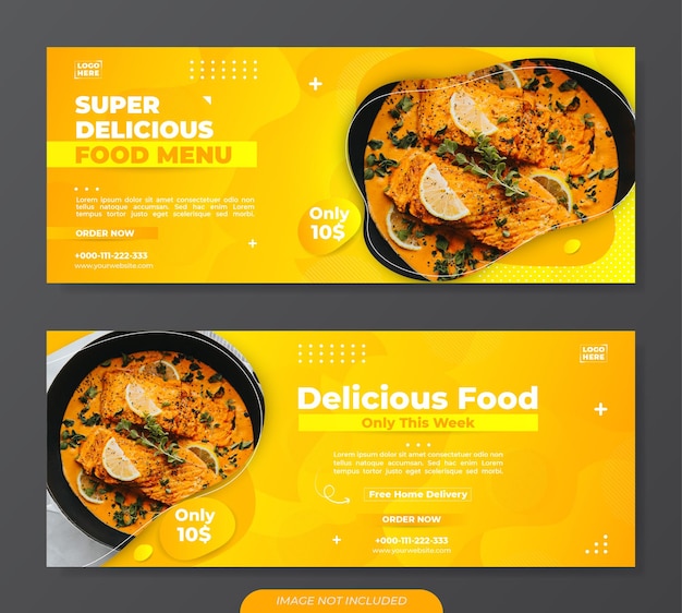 Food banner liquid concept design