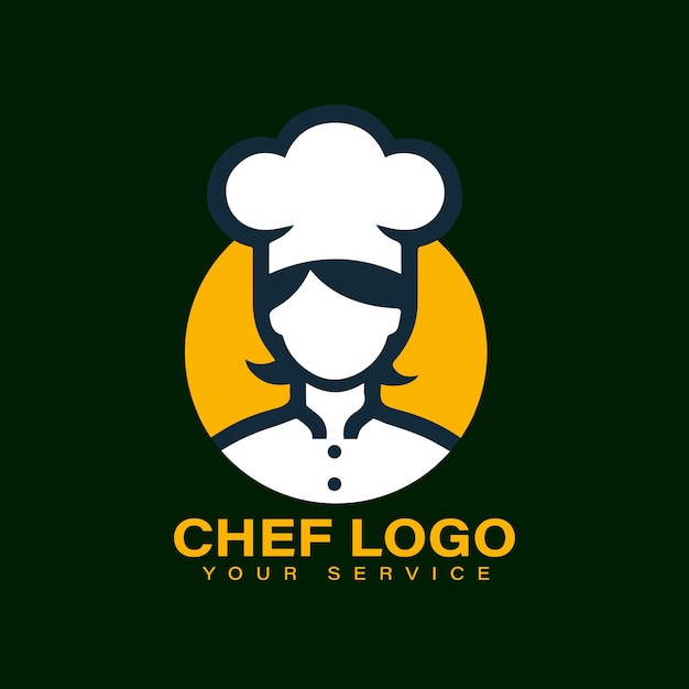 Food chef logo template