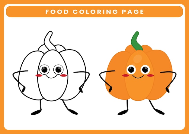 Food coloring pages for toddlers