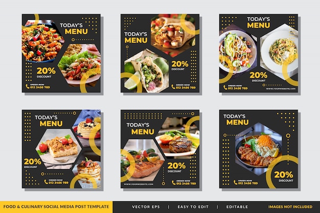 Food and Culinary Social Media Post Template