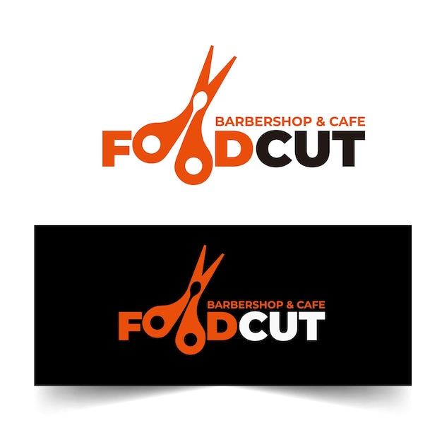 Food and cut Logo template design