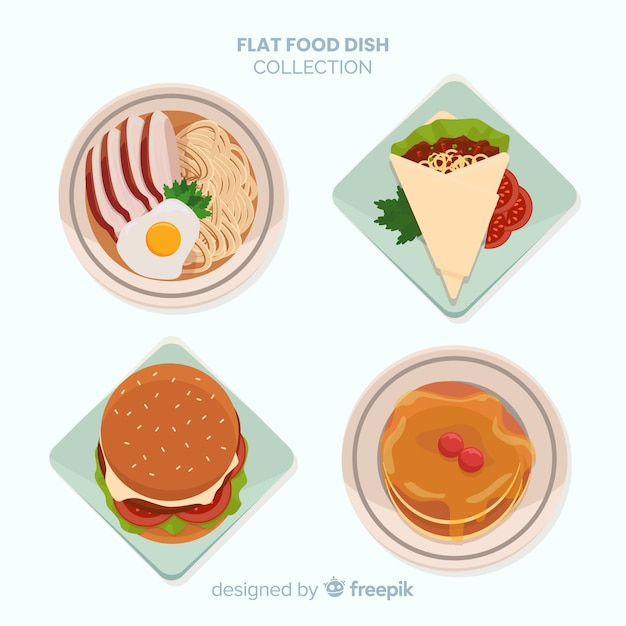 Food dishes collection